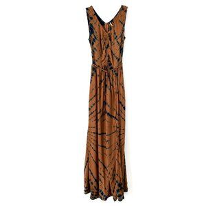 Young Fabulous and Broke Tie Dye Maxi Dress with Pockets Size Small